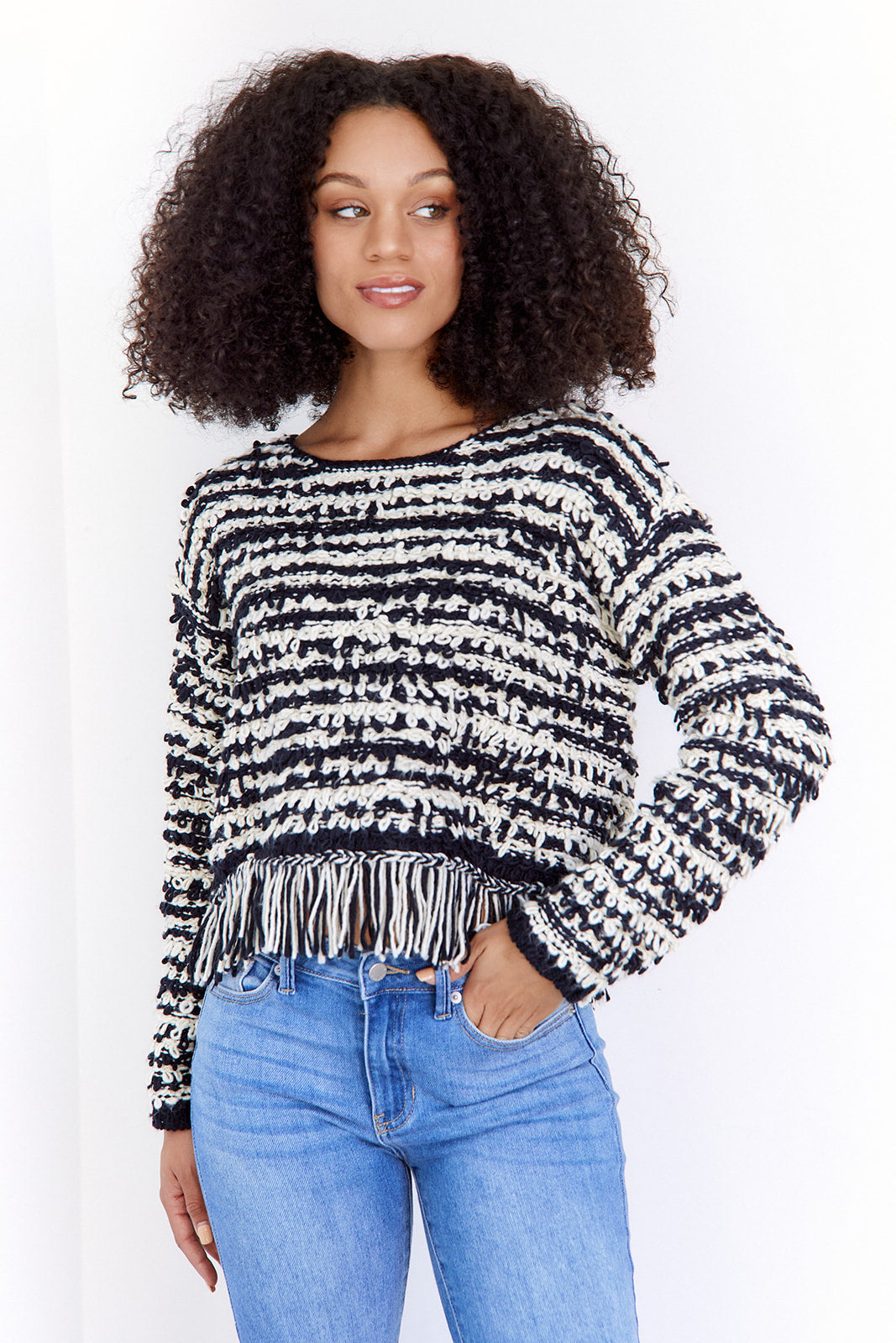 SALE - Isabelle Fringe Sweater