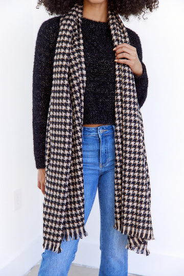 SALE - Alice Houndstooth Scarf