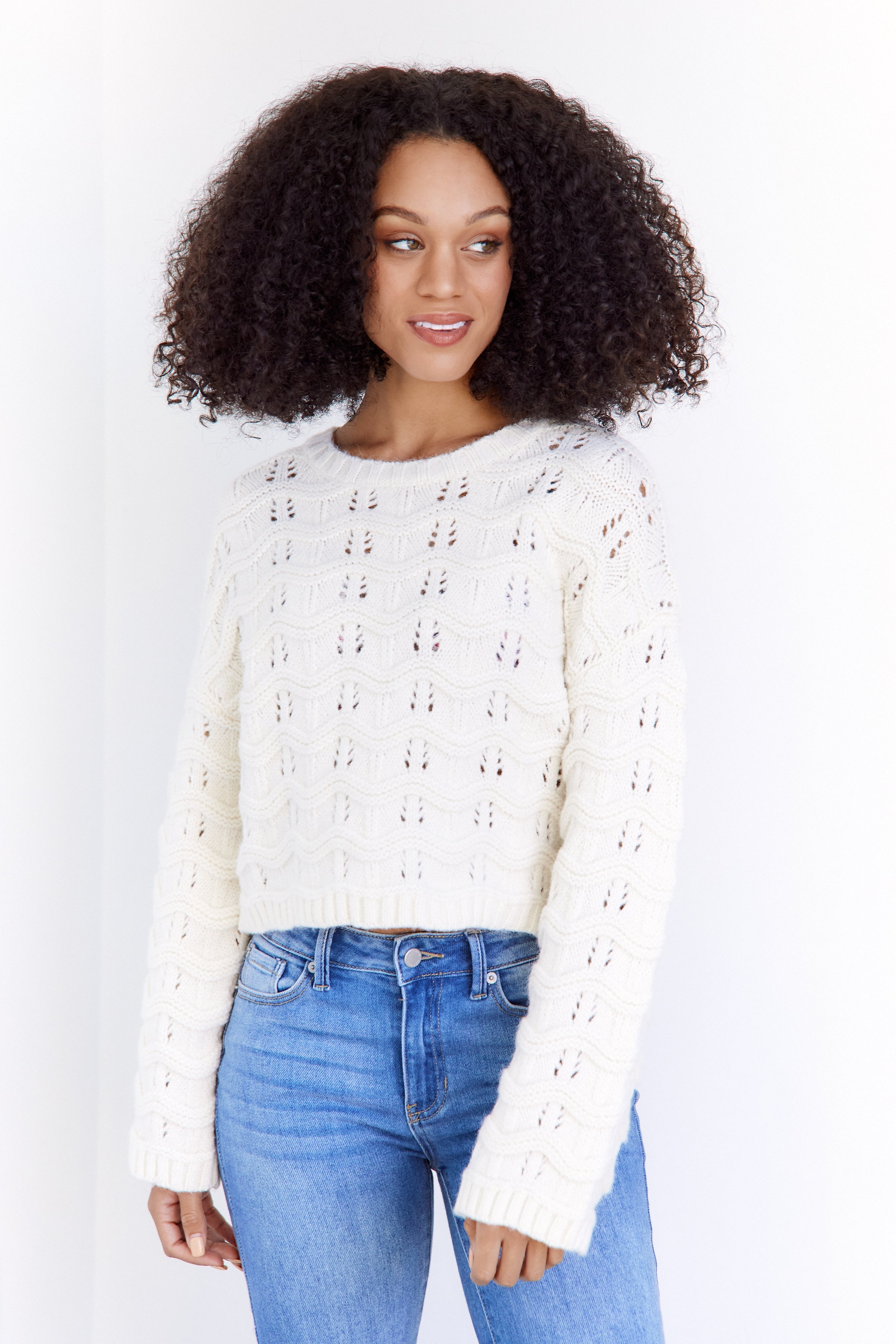 SALE - Zola Cropped Sweater