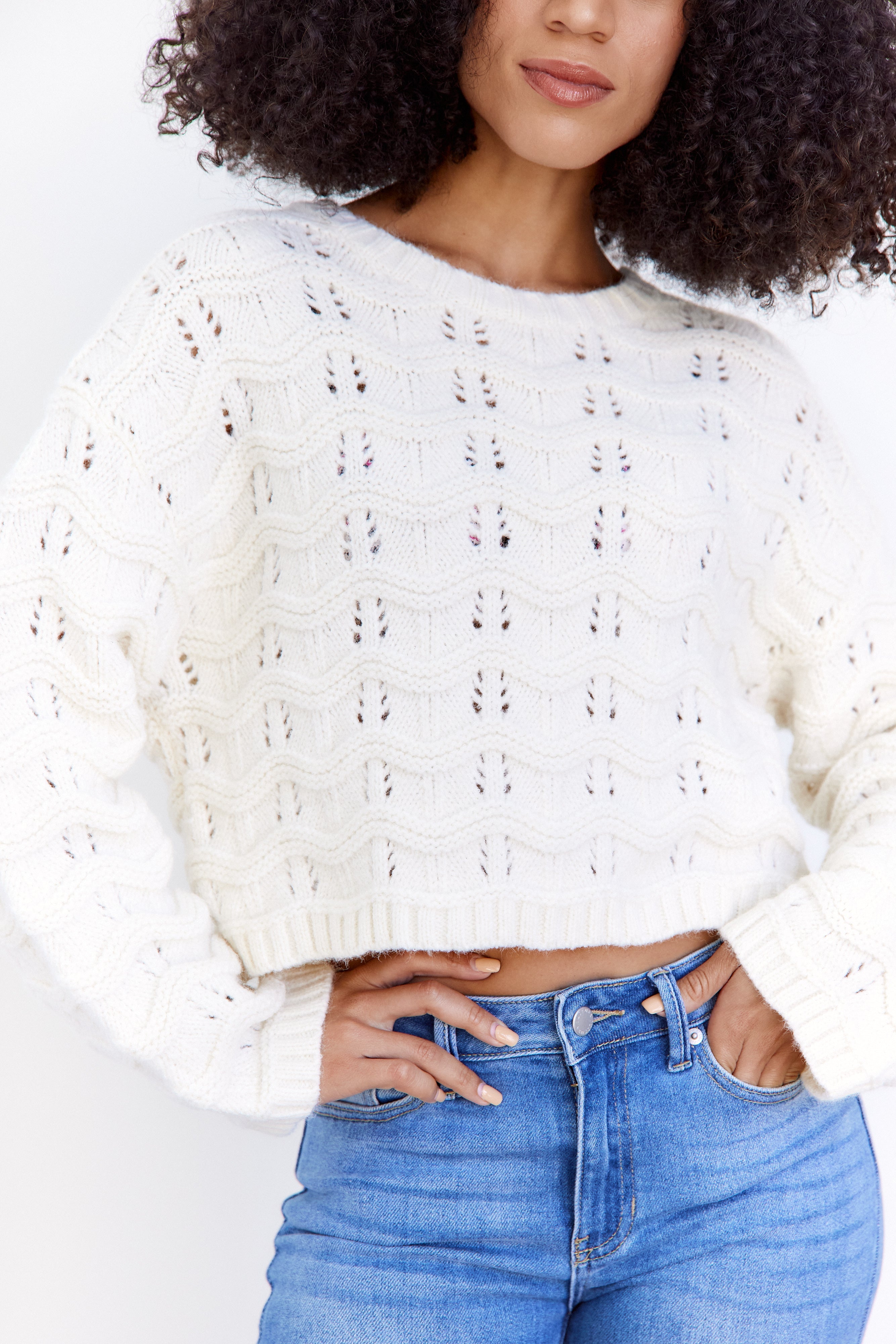 SALE - Zola Cropped Sweater