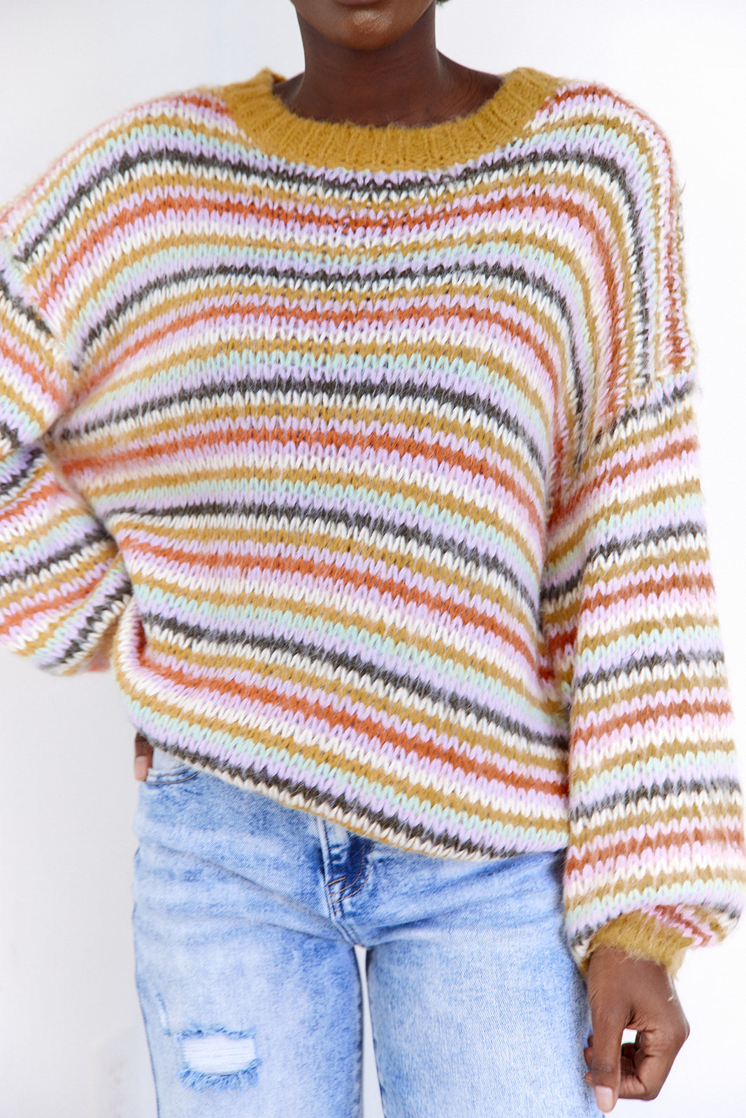 SALE - Lorena Striped Sweater