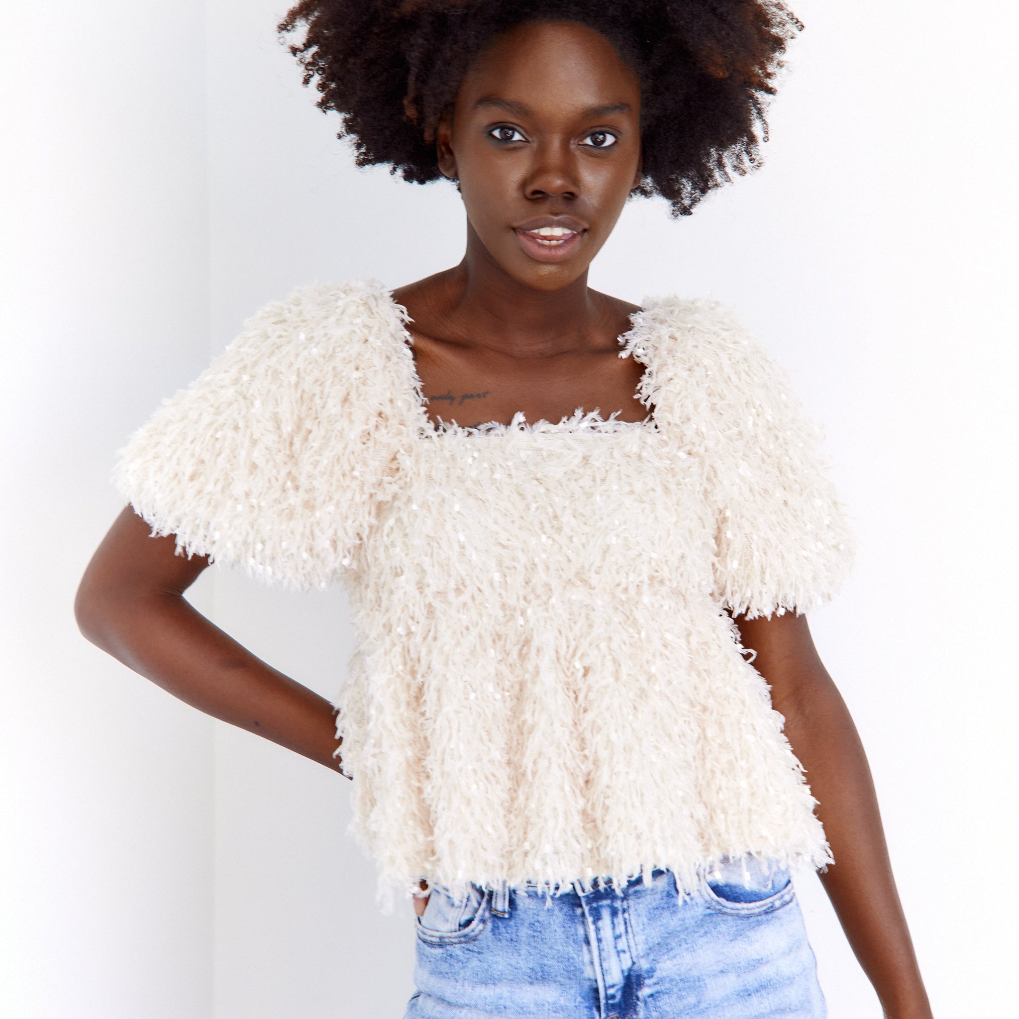 Jeralyn Fringe Top