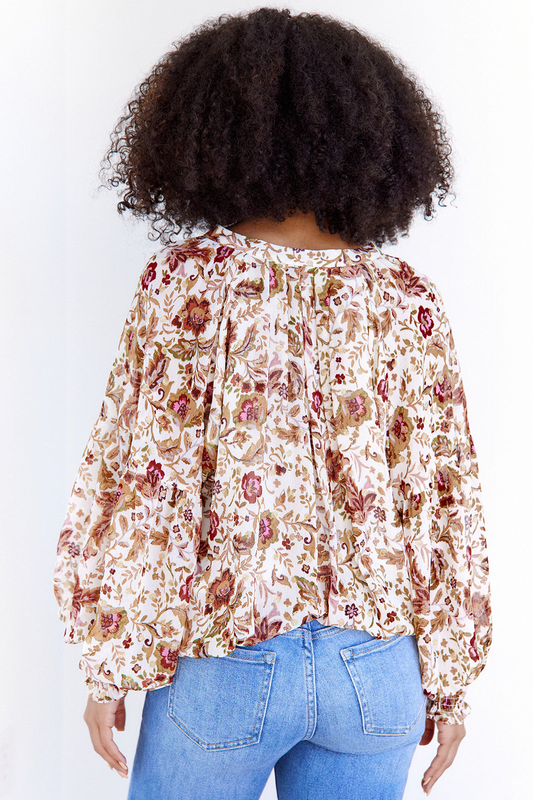 SALE - Rue Button Down Floral Blouse