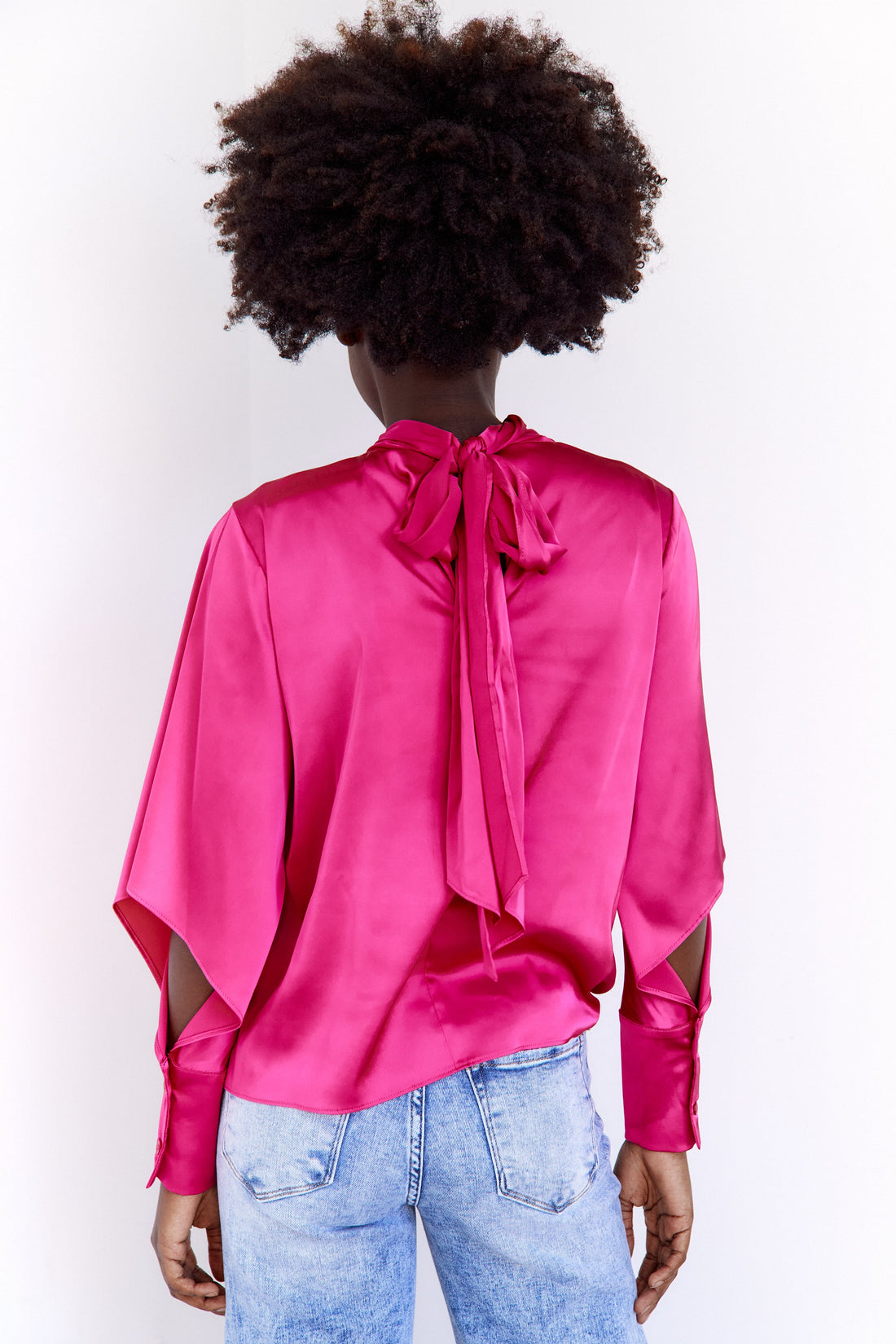 SALE - Ahna High Neck Blouse