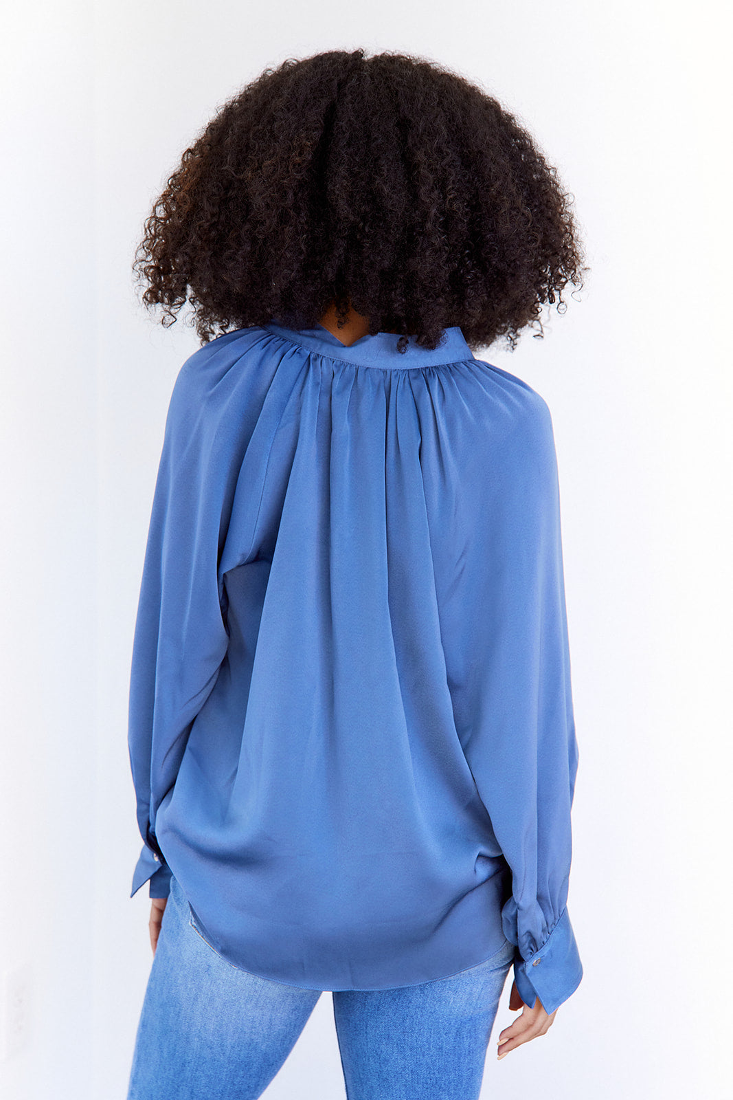 SALE - Marsala V Neck Blouse