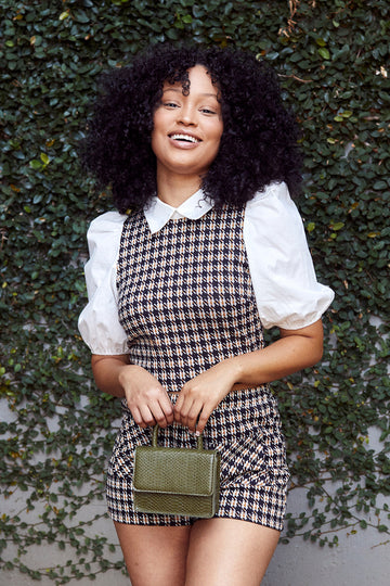 Turner Plaid Layered Look Blouse