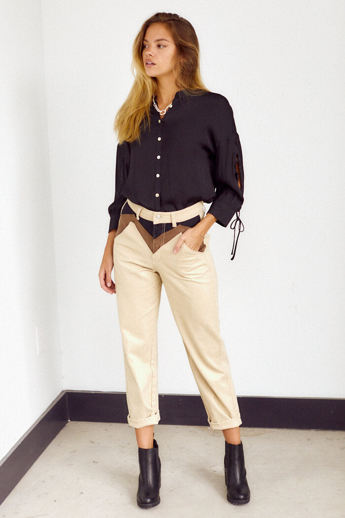 Deena Button Down Blouse
