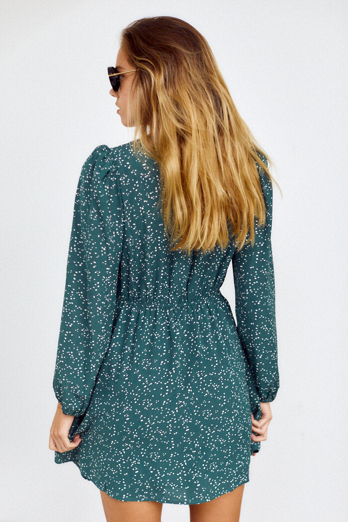 Kampbell Polka Dot Mini Dress