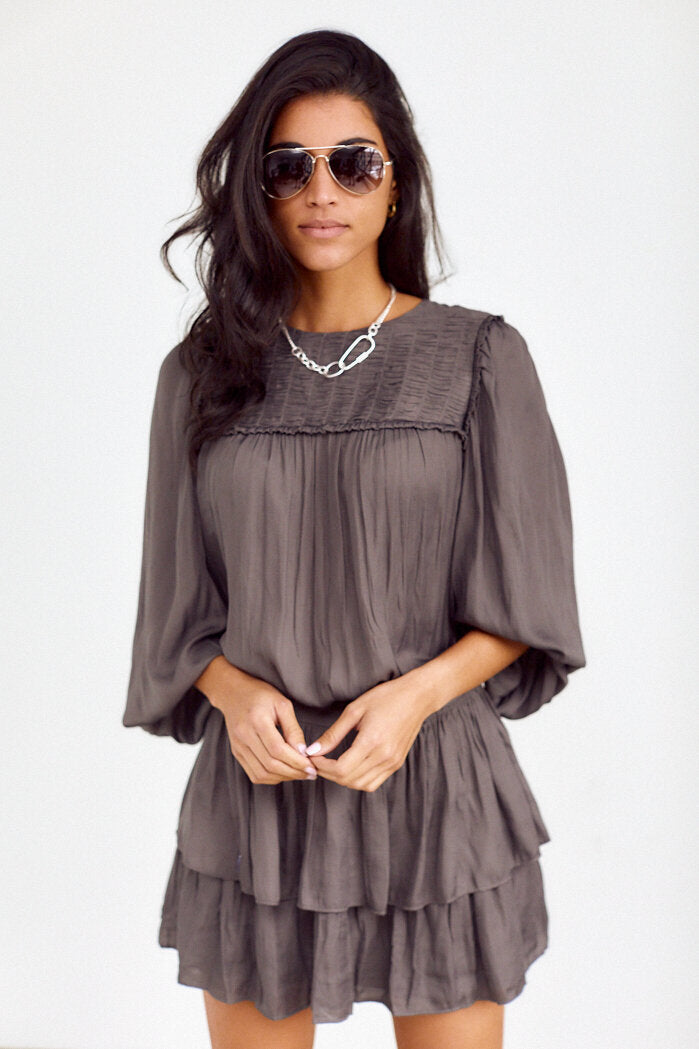 Bryce Smocked Detail Dress
