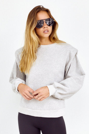 Milla Shoulder Pad Sweatshirt