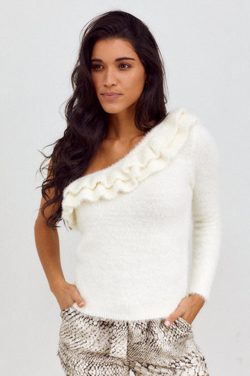 Perri One Shoulder Sweater