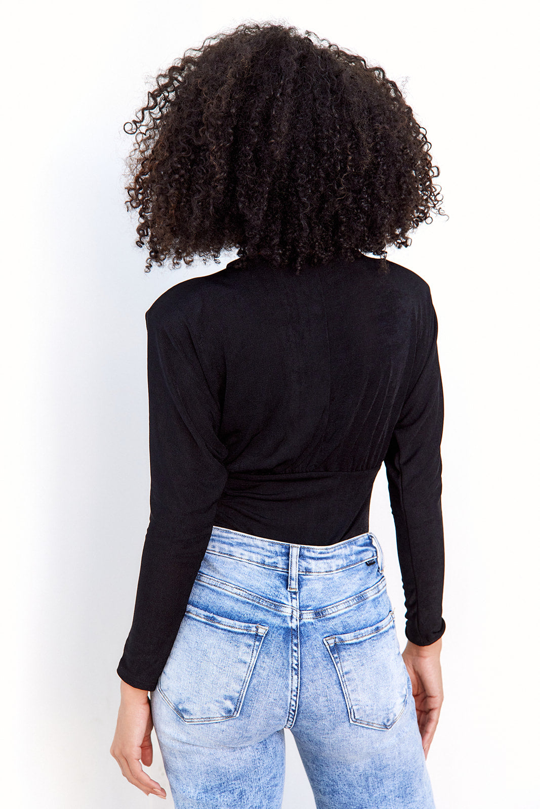 SALE- Shaylee Plunge Neckline Bodysuit