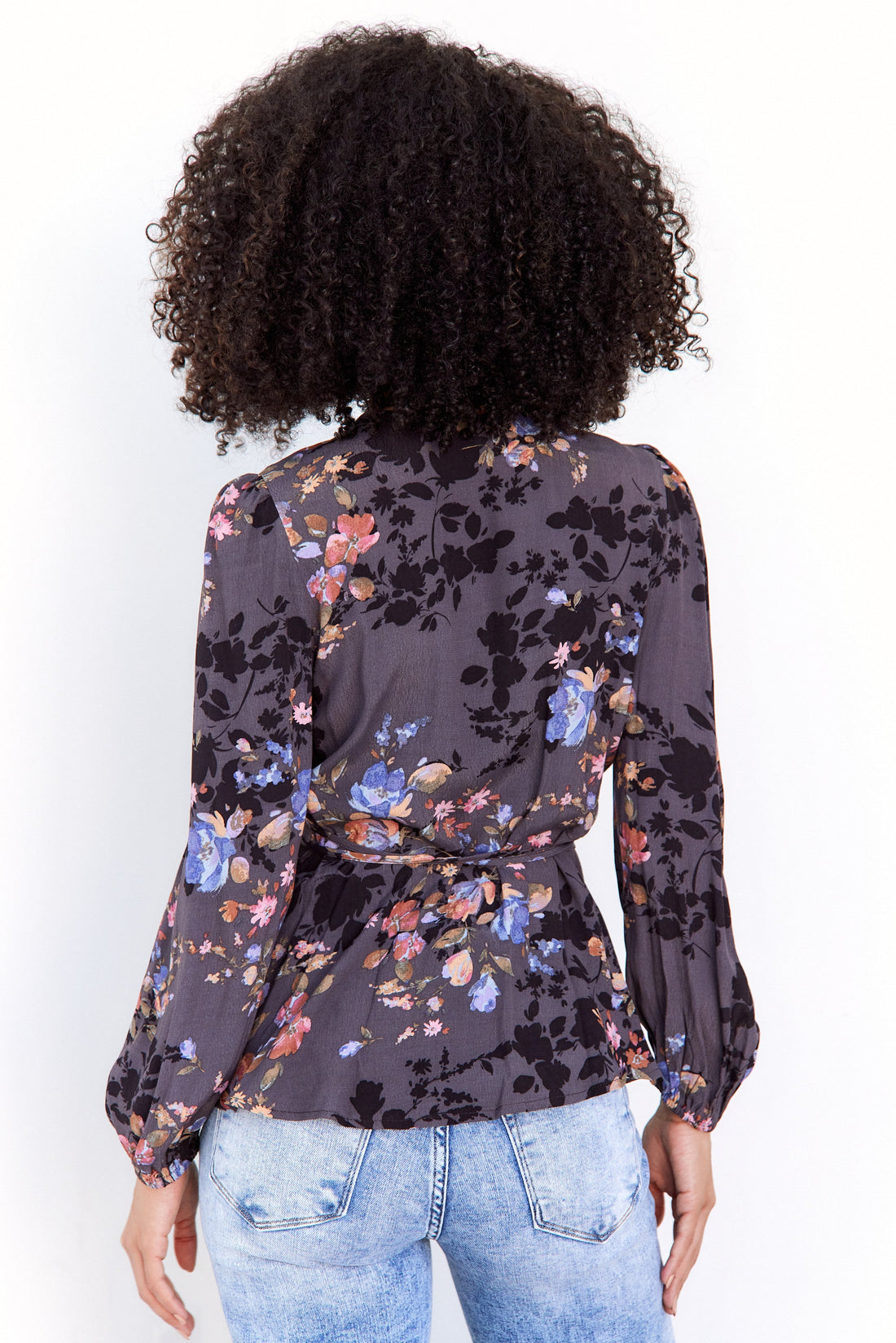 SALE- Miley Floral Wrap Top