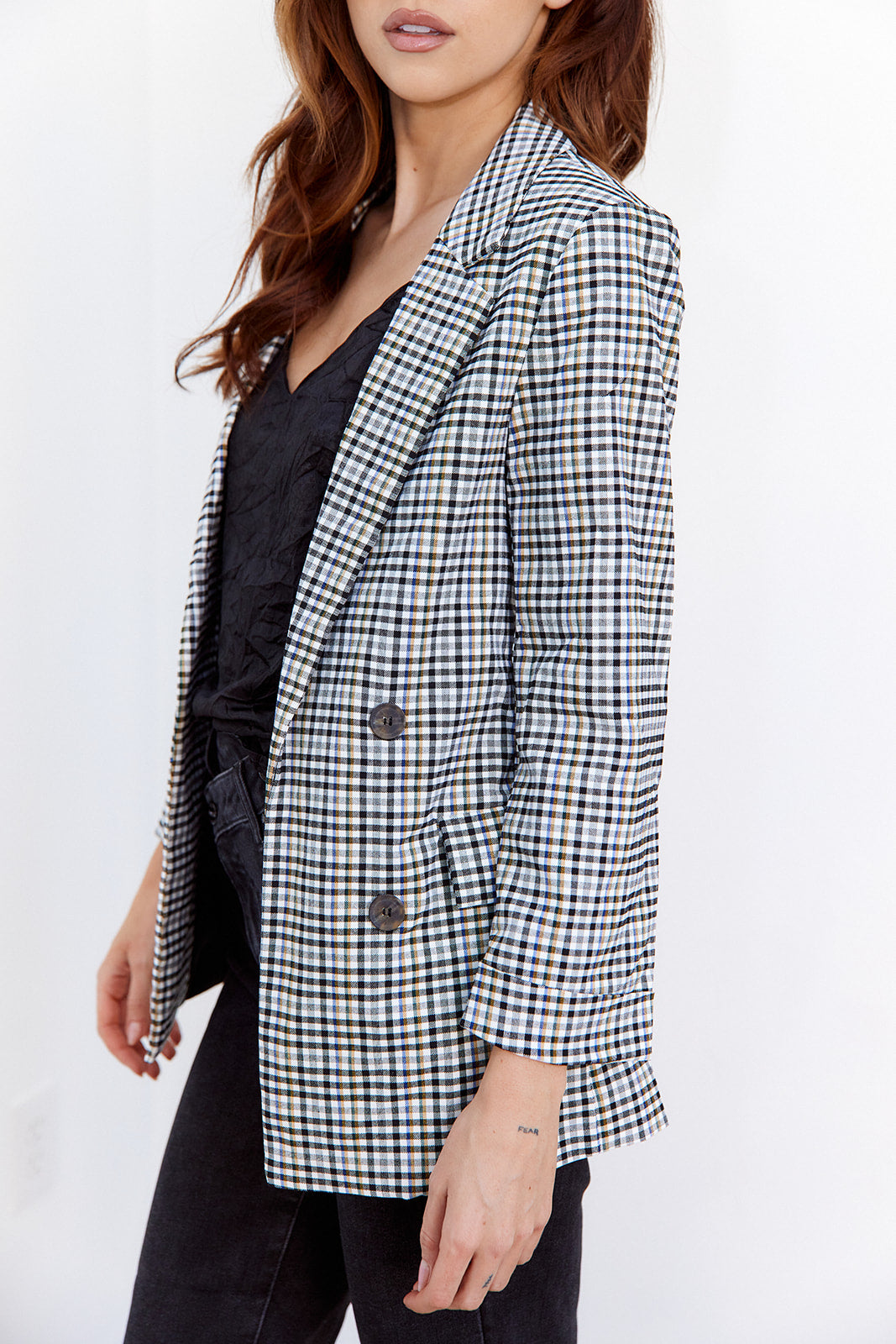 SALE - Poppy Plaid Blazer