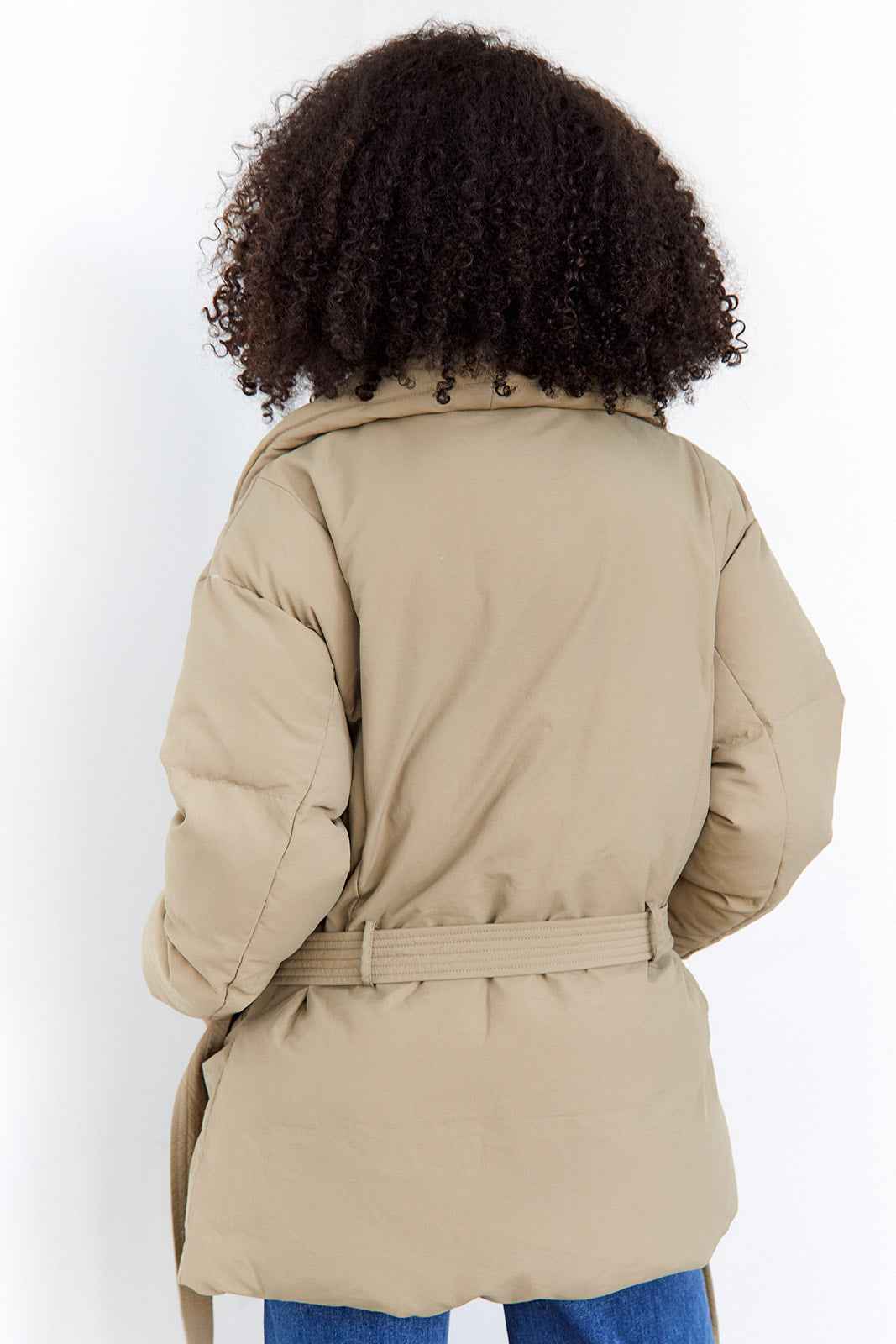 SALE - Lizzi Wrap Style Puffer Jacket