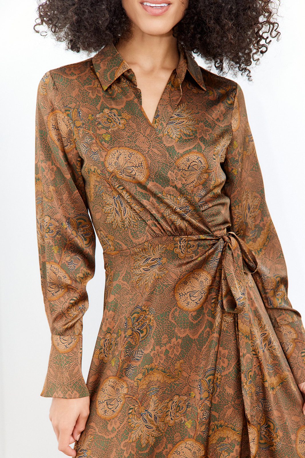 SALE - Riley Printed Wrap Maxi Dress