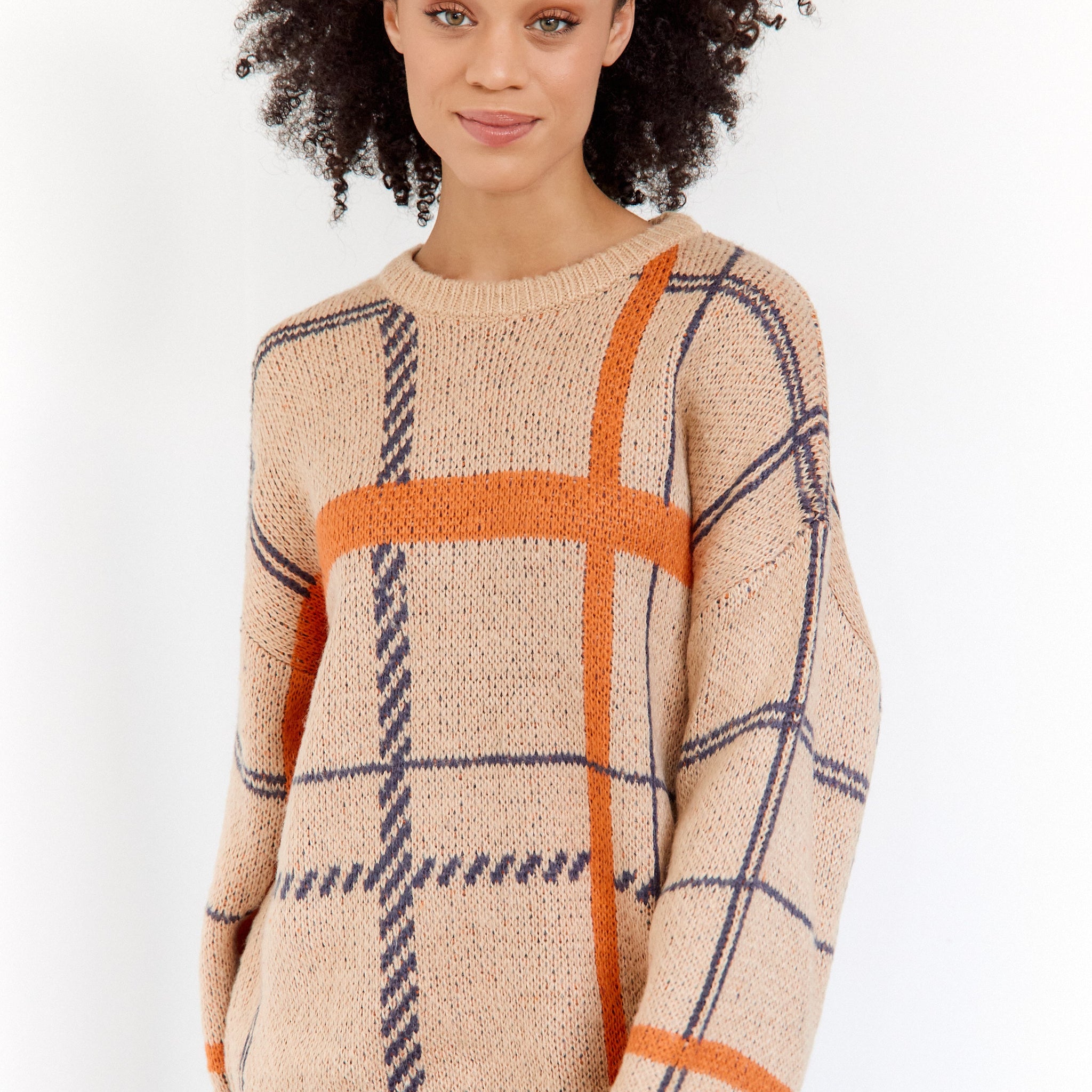 SALE - Sophia Plaid Sweater