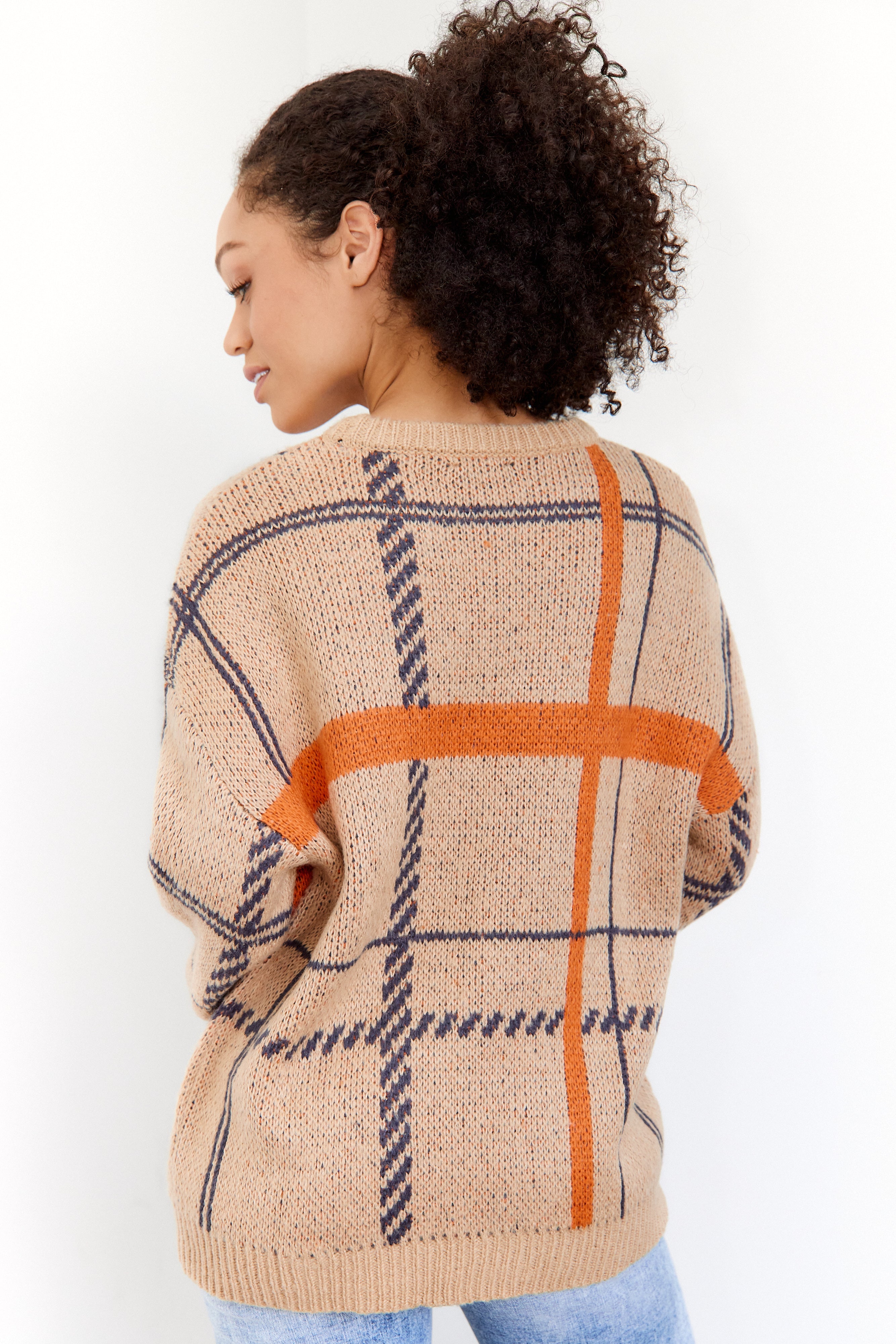 SALE - Sophia Plaid Sweater