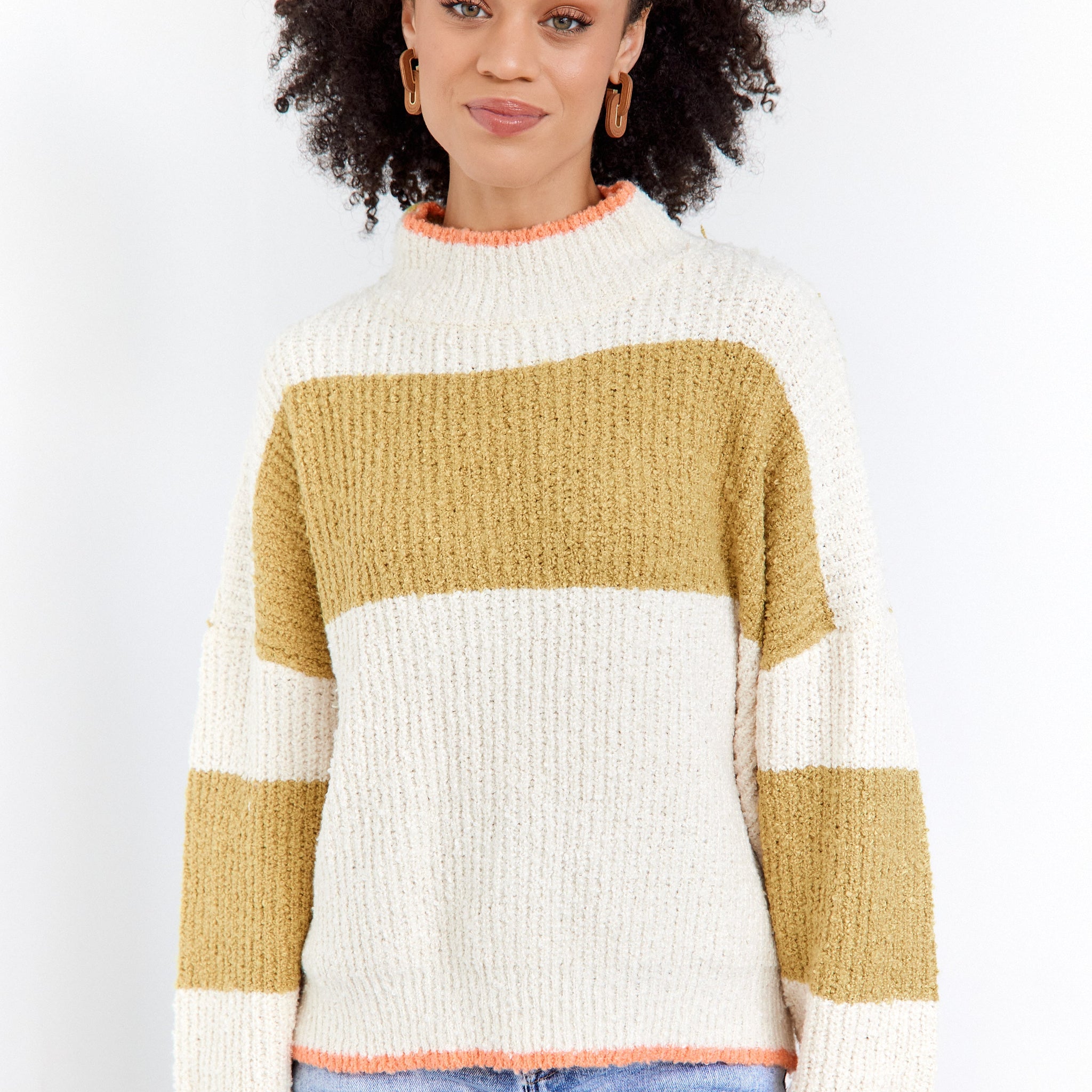 SALE - Chloe Striped Colorblock Sweater