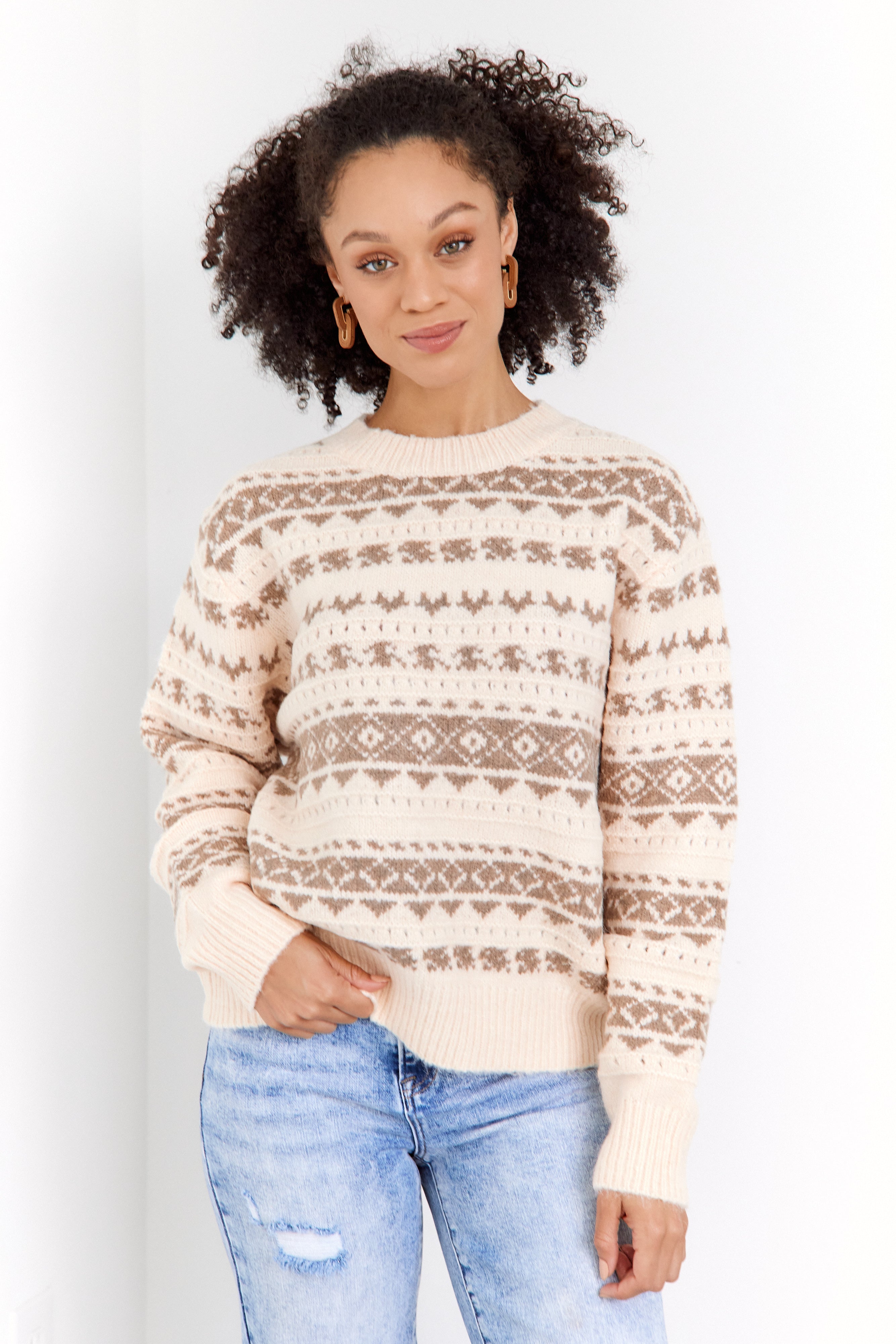 SALE - Tinsley Printed Sweater