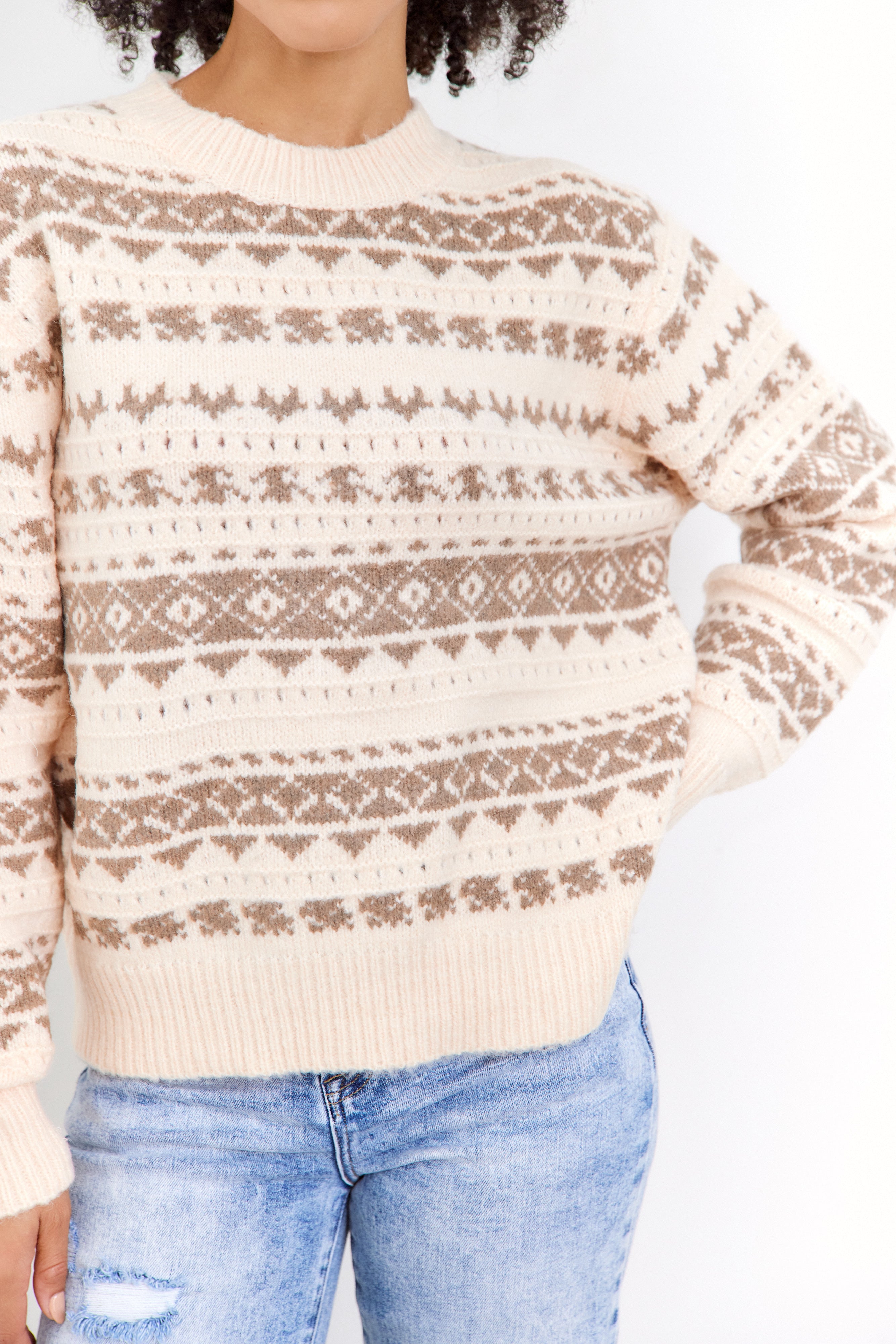 SALE - Tinsley Printed Sweater