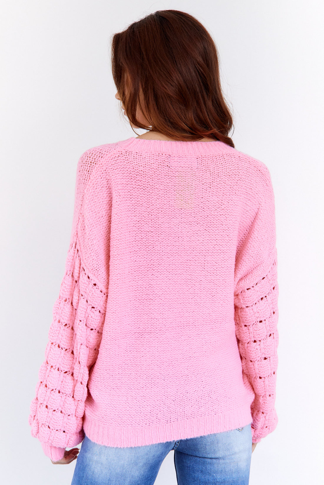 Hollyn Textured Sleeve Sweater