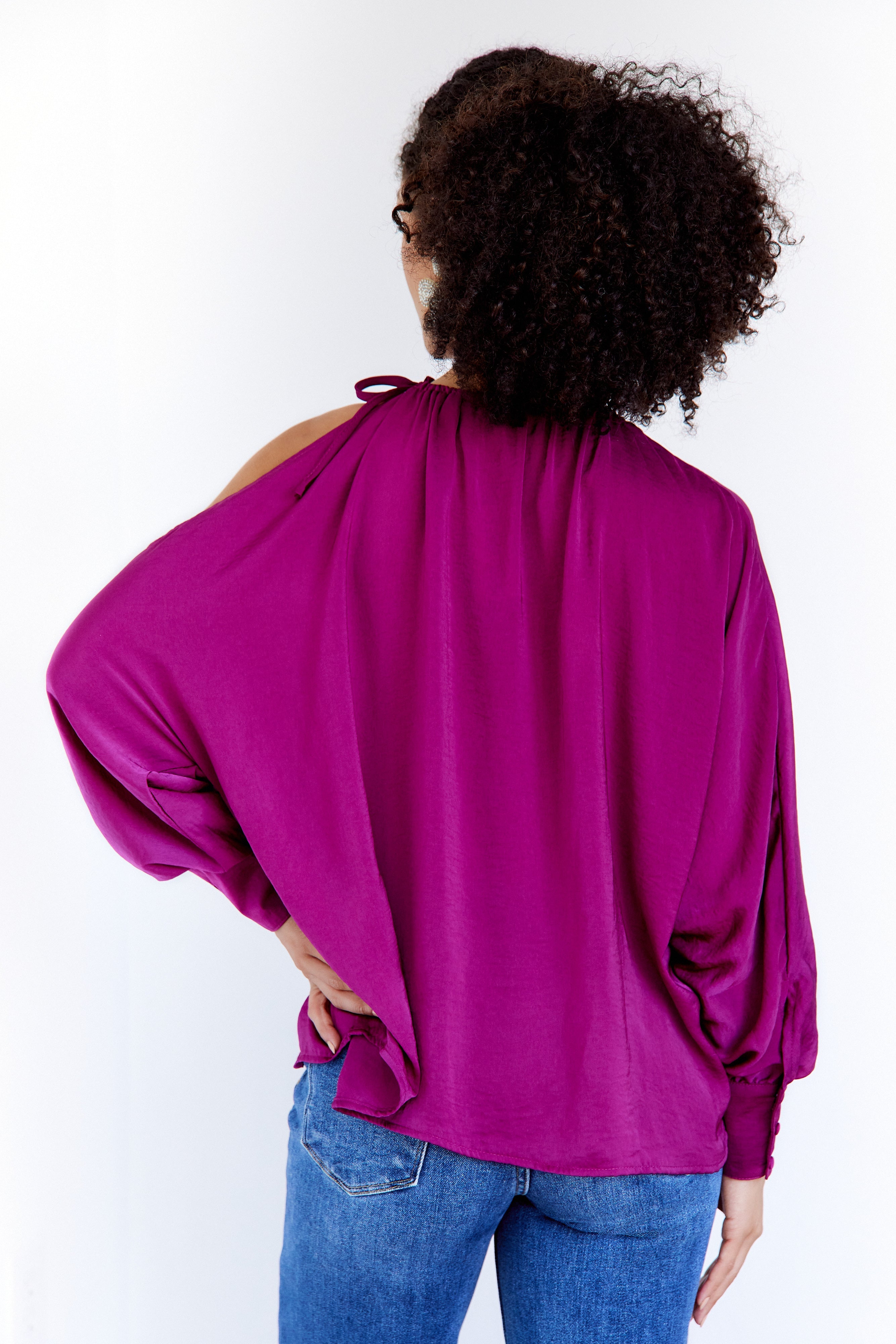 SALE - River Cold Shoulder Blouse