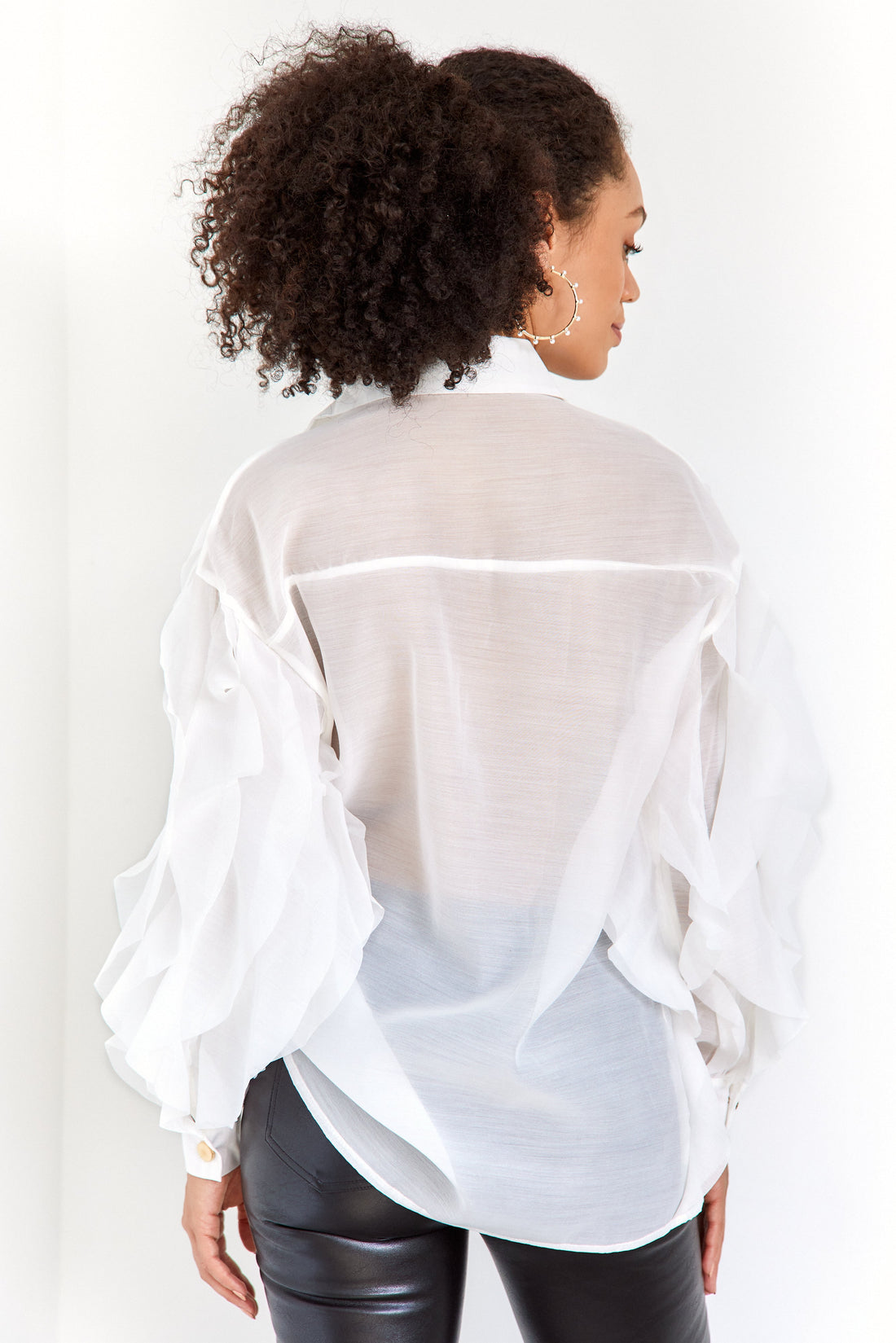 SALE- Anastasia Ruffle Blouse