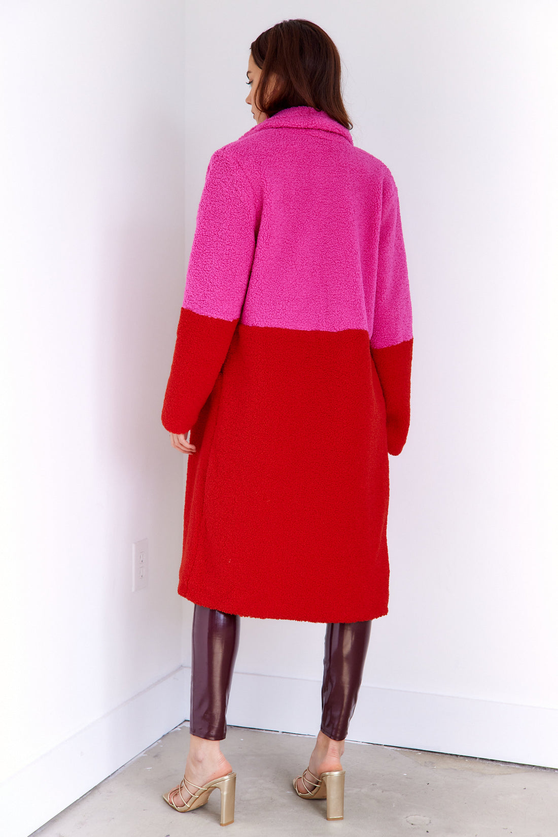 SALE - Evie Two Toned Long Coat