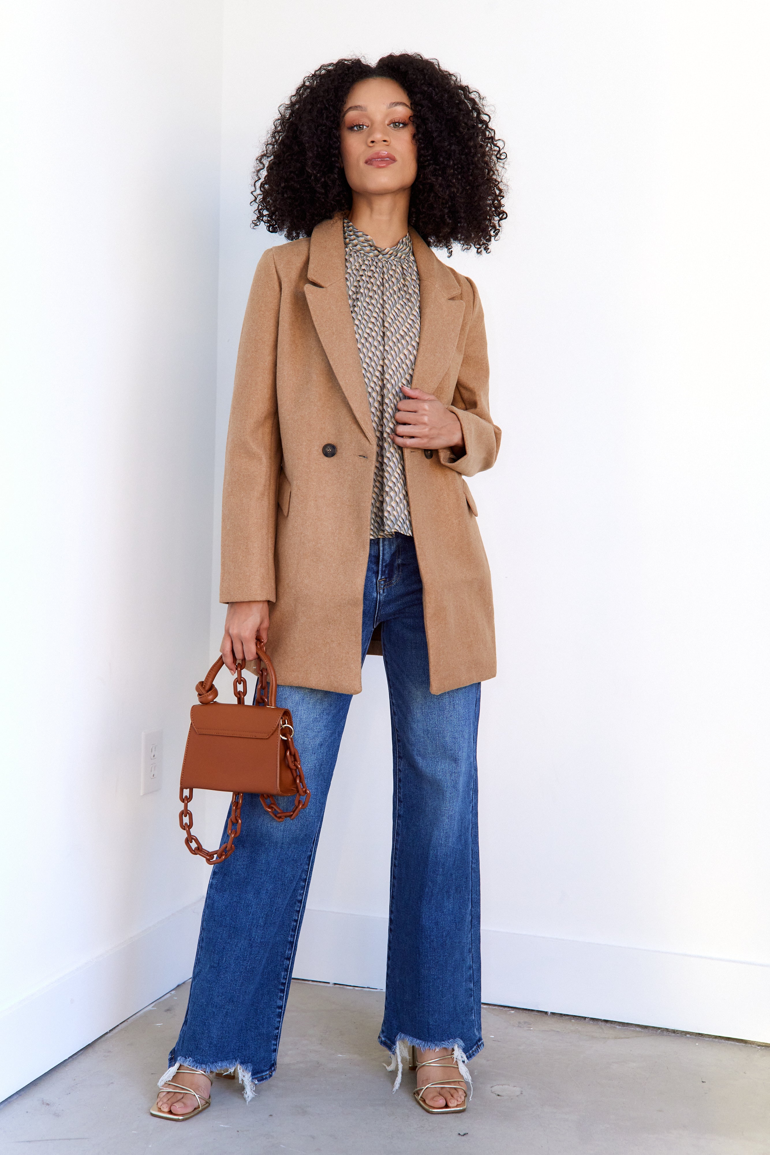 SALE - Nell Button Front Coat