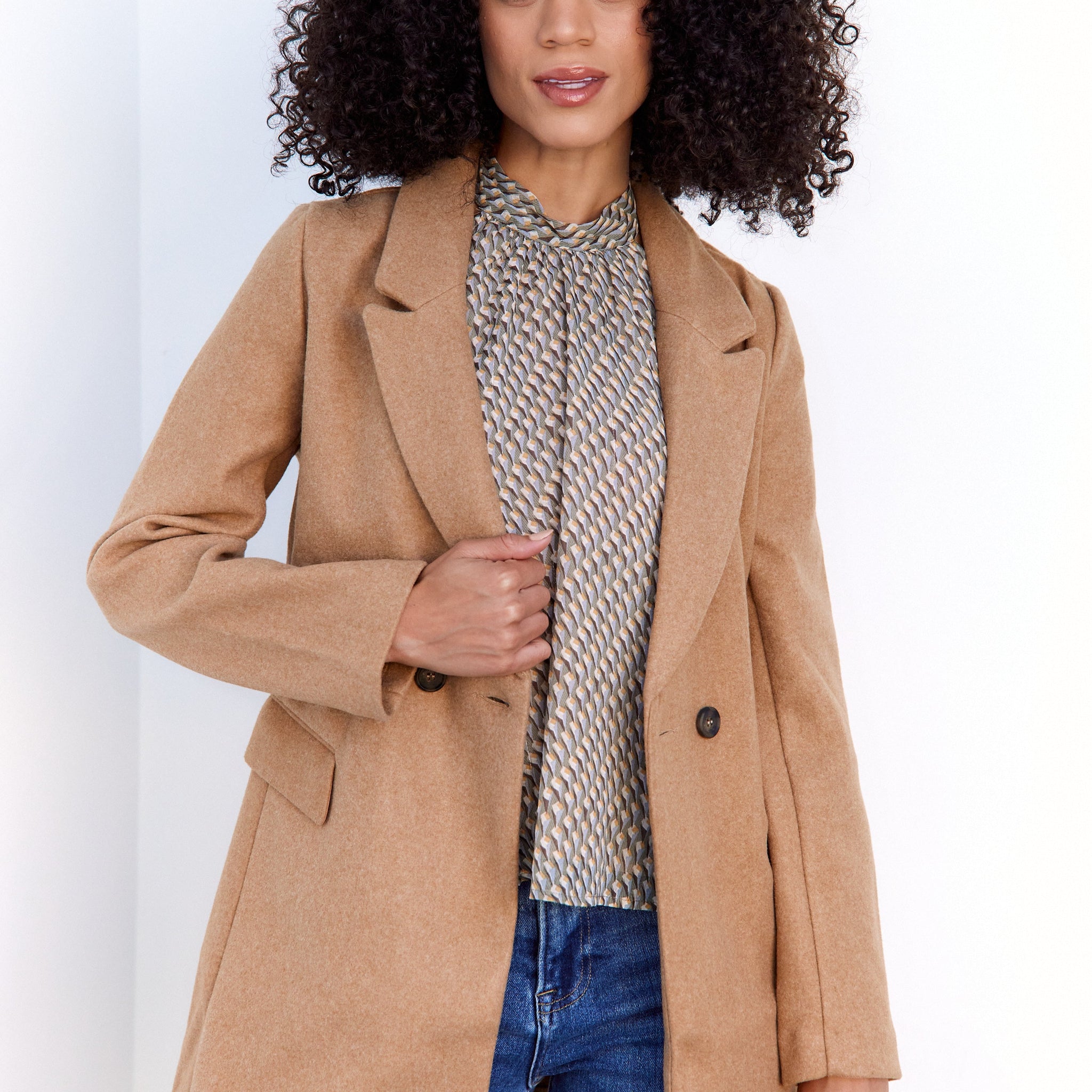 SALE - Nell Button Front Coat
