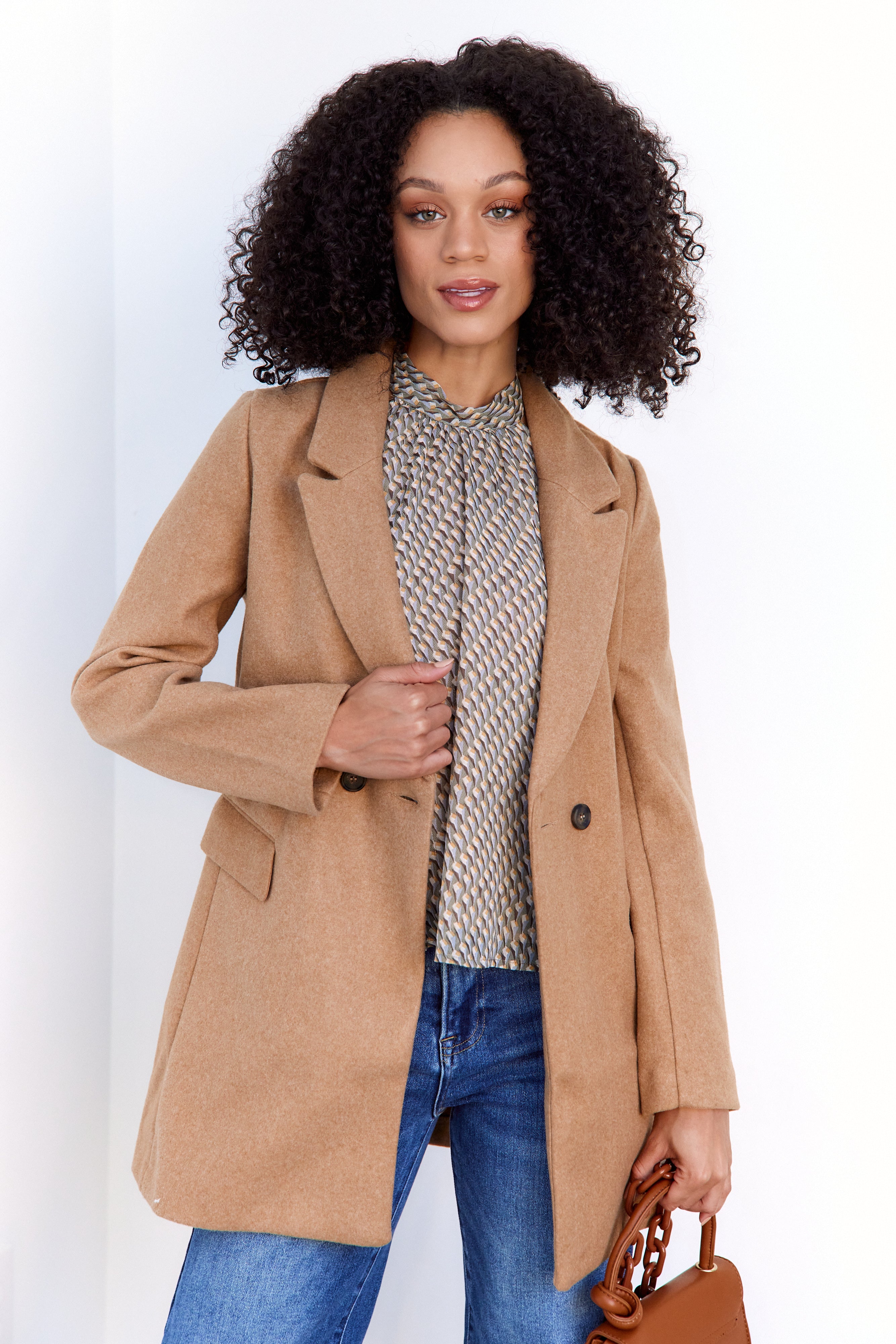 SALE - Nell Button Front Coat