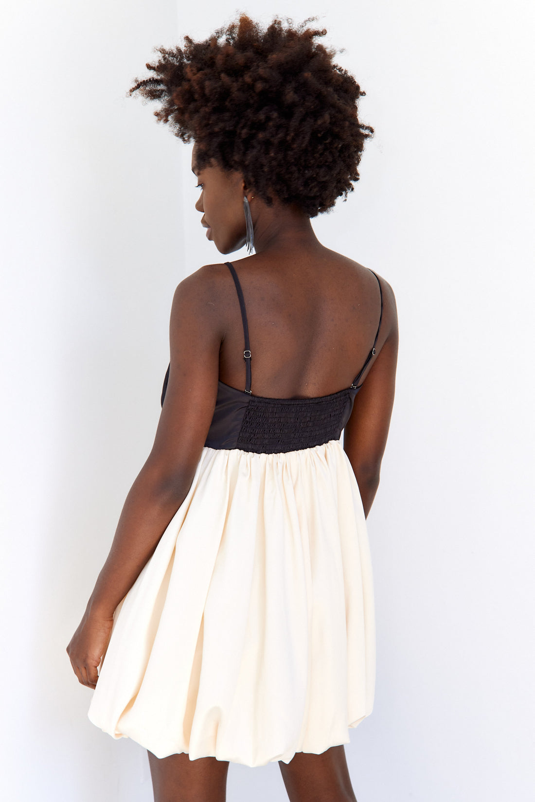 SALE - Malia Two Toned Bow Mini Dress