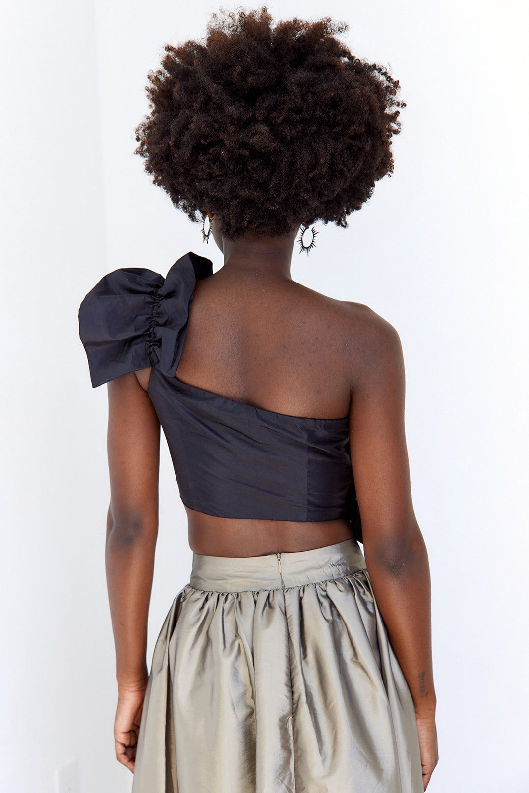 SALE- Ashlynn Ruched Ruffle Top