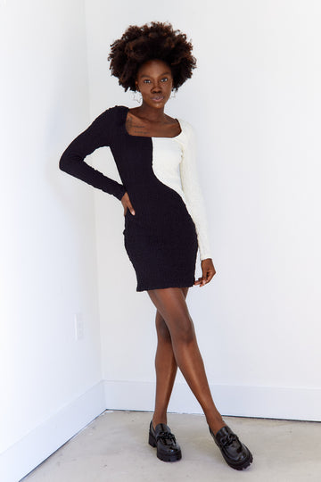 SALE - Lennon Two Toned Mini Dress