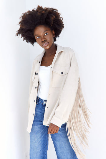 SALE - Rachelle Fringe Jacket