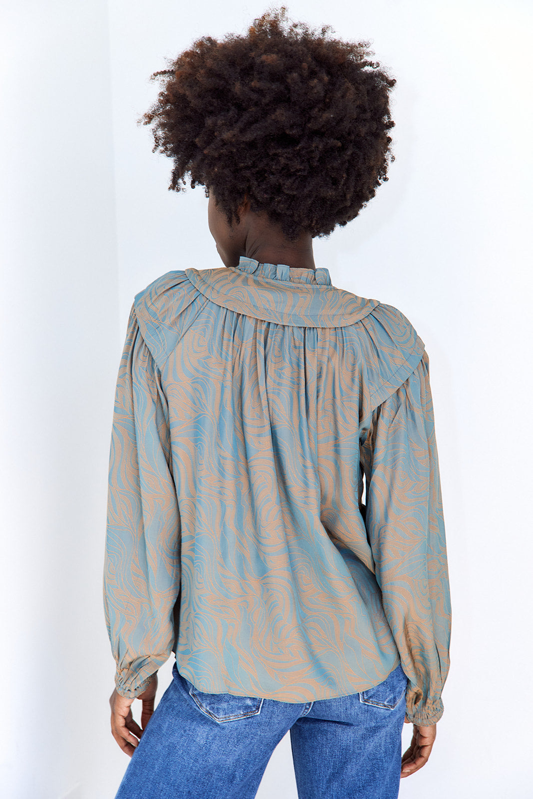 SALE- Gigi Printed Blouse