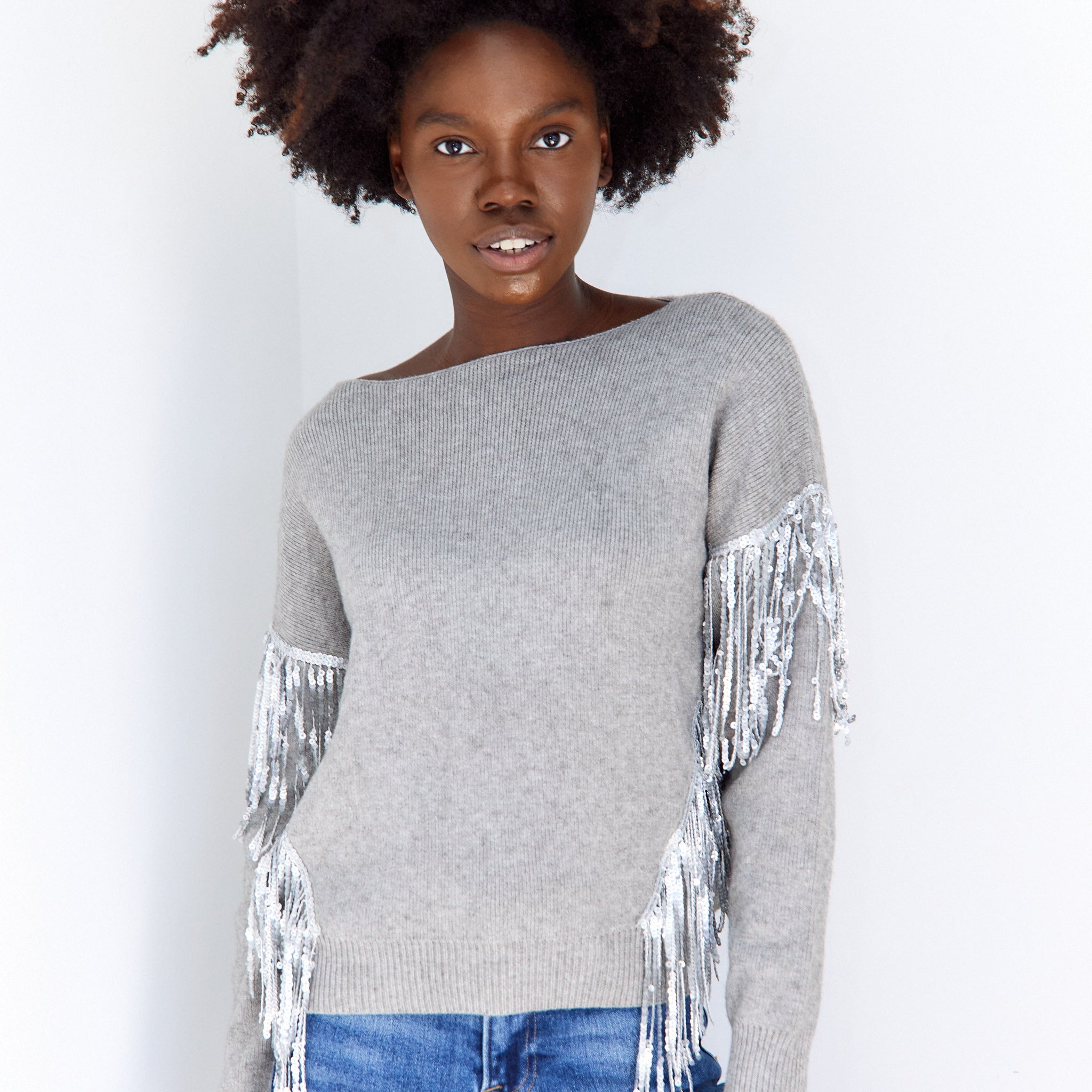 SALE - Adley Sequin Detail Sweater