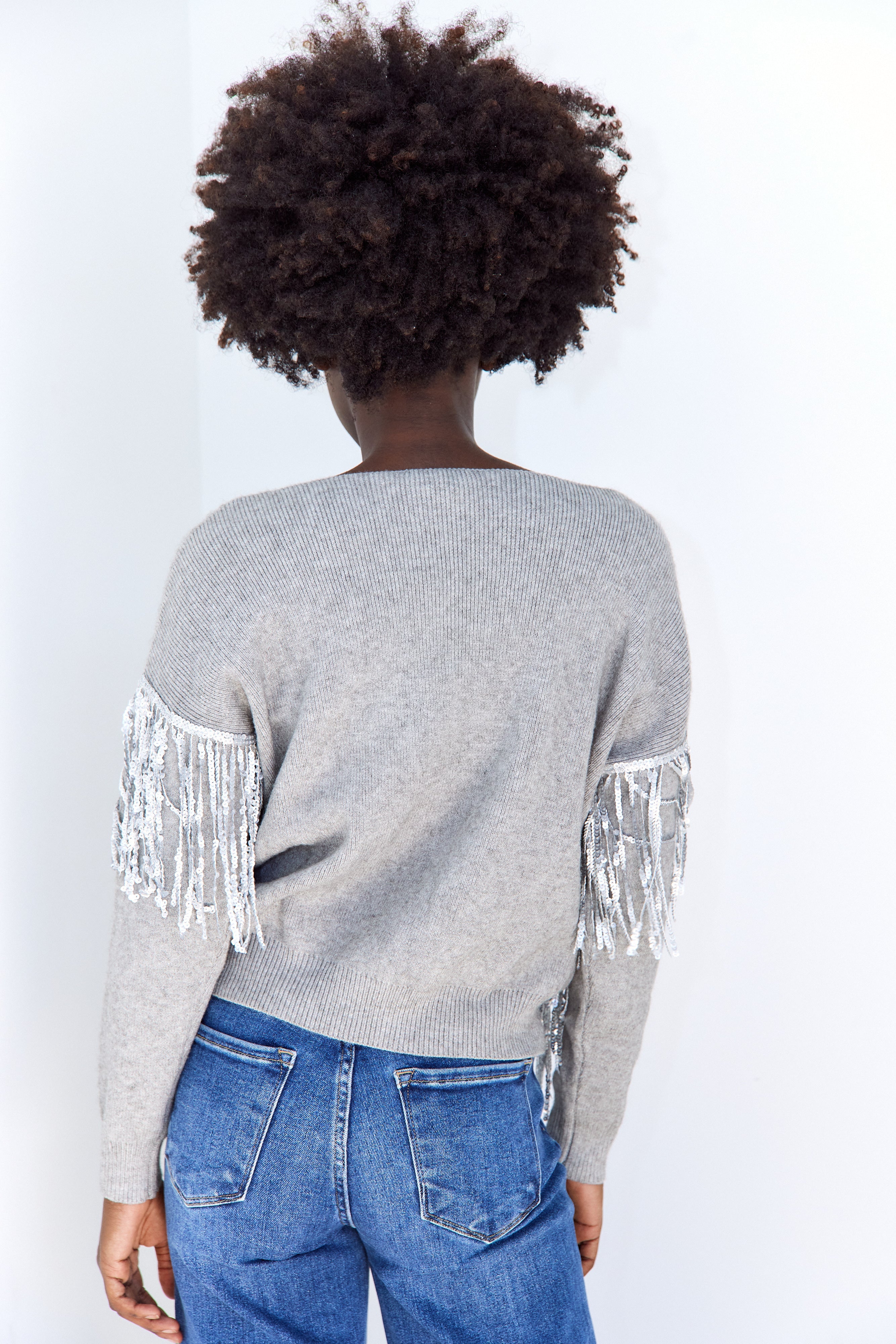 SALE - Adley Sequin Detail Sweater