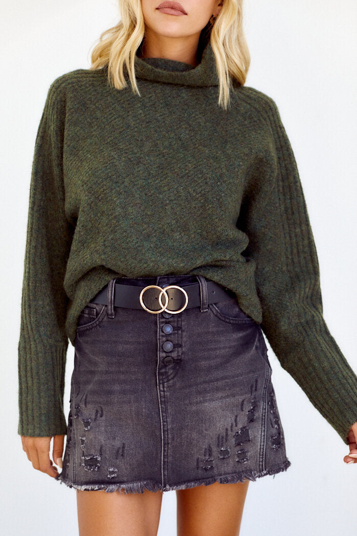 Cassidy Button Up Mini Skirt