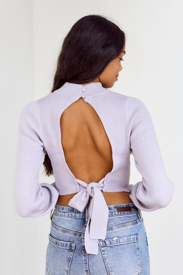 Lellie Open Back Sweater