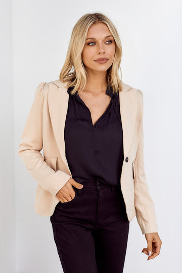 Mina Puff Sleeve Blazer