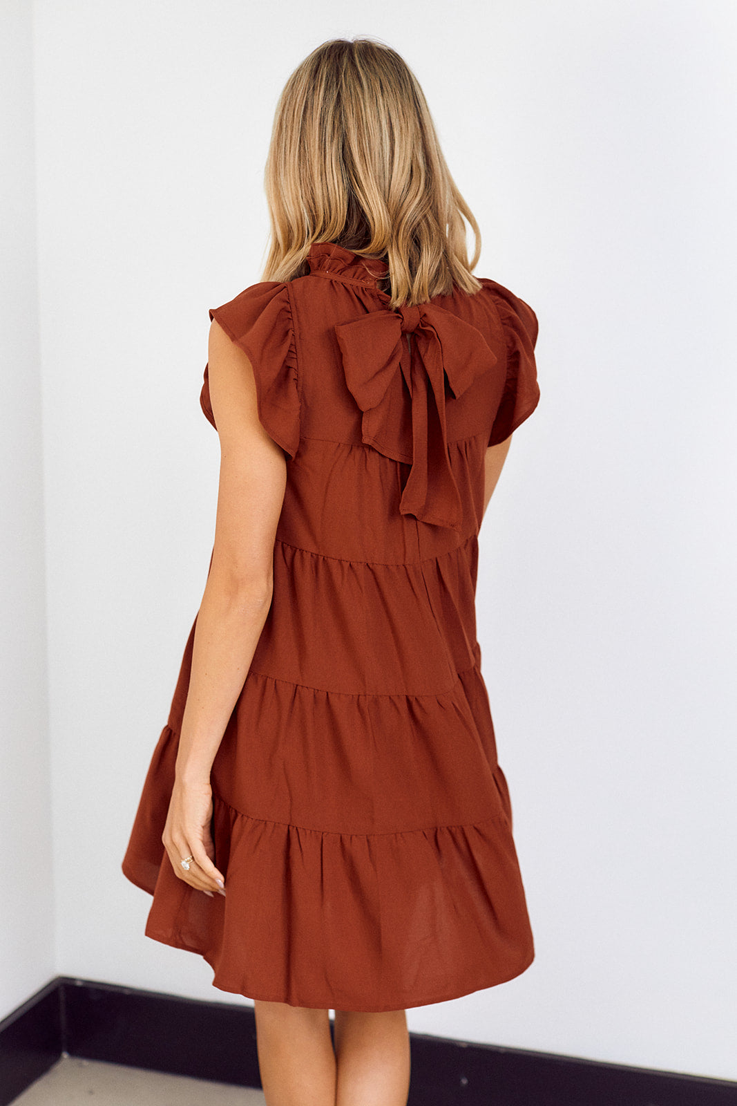 Charley Ruffled Tiered Mini Dress