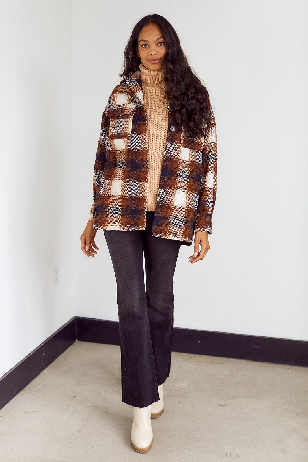 Bari Plaid Jacket