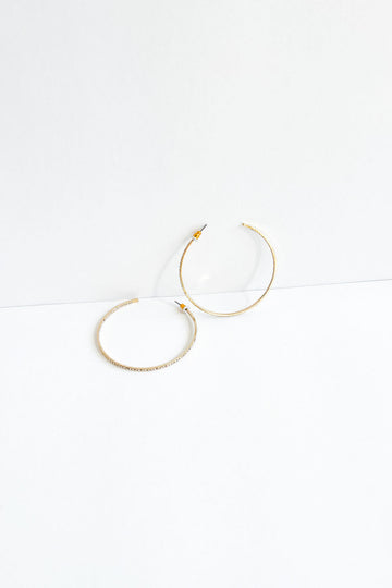 Kasey Crystal Hoops