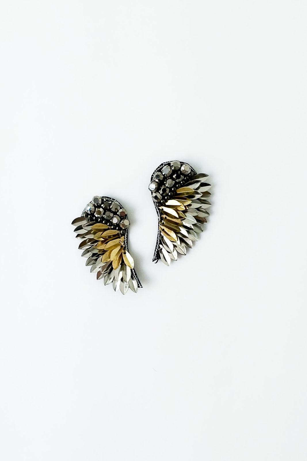 Ensley Beaded Wing Earring