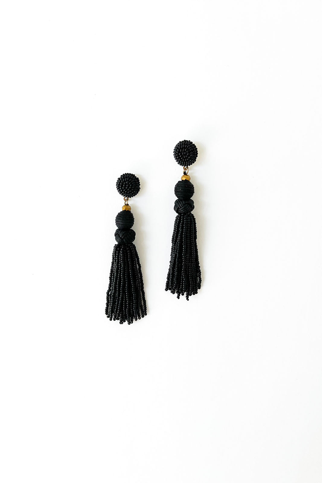 Julia Beaded Tassel Earrings