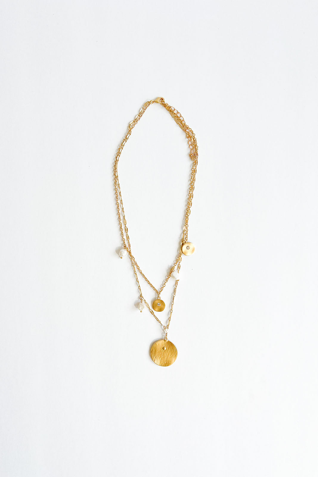Nova Layered Medalion Necklace