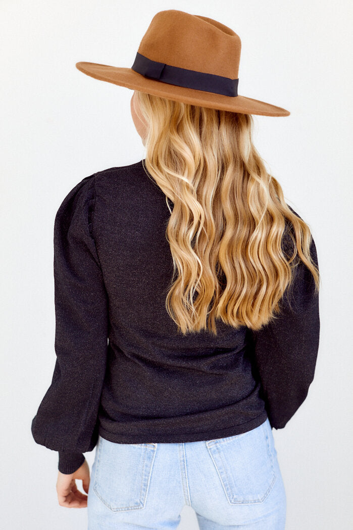 Cleo Metallic Detail Sweater