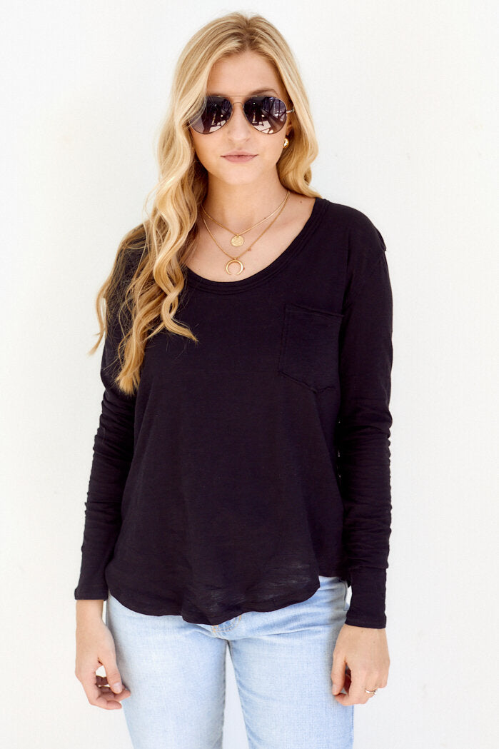 Kepler Long Sleeve Pocket Tee